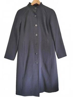 Stan Herman for US Airways Twin Hill Vintage Women’s Navy Blue Trench Coat Size